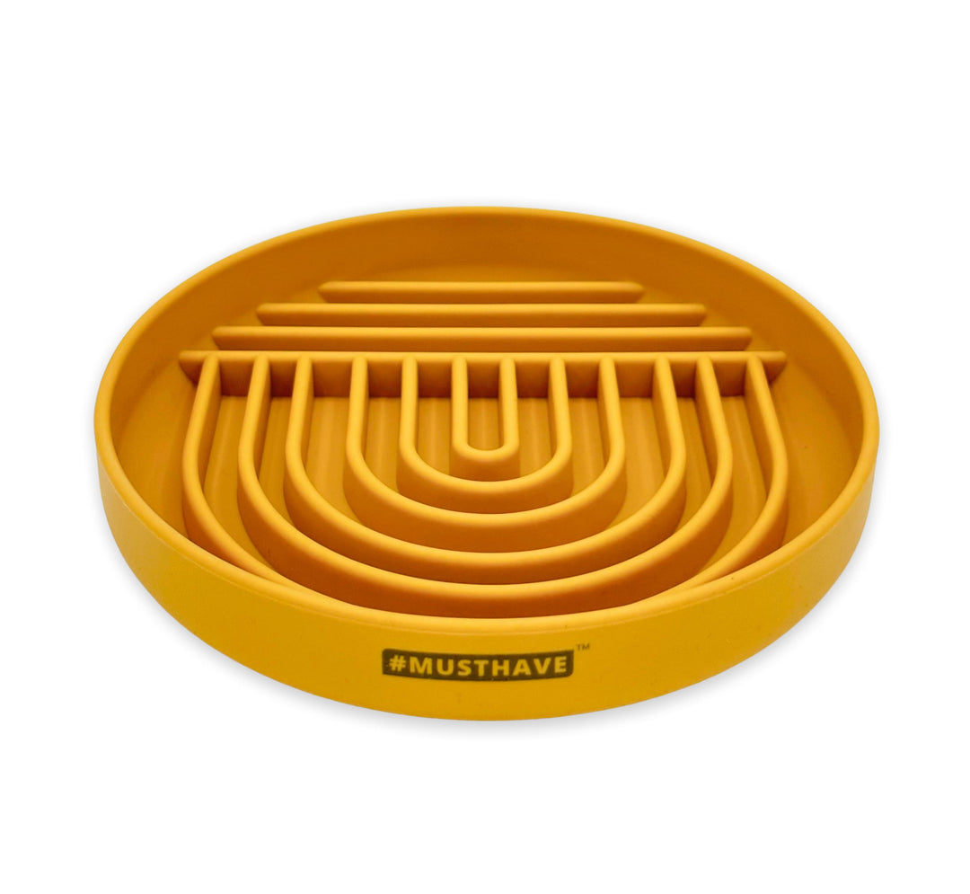 Slow Feeder Dog Bowl w/ Suction Cup